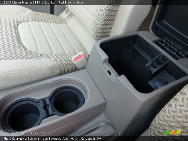 Red Brawn / Beige 2008 Nissan Frontier SE King Cab 4x4