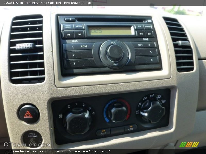 Red Brawn / Beige 2008 Nissan Frontier SE King Cab 4x4
