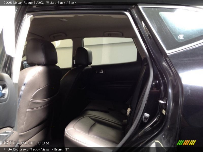 Wicked Black / Black 2008 Nissan Rogue S AWD