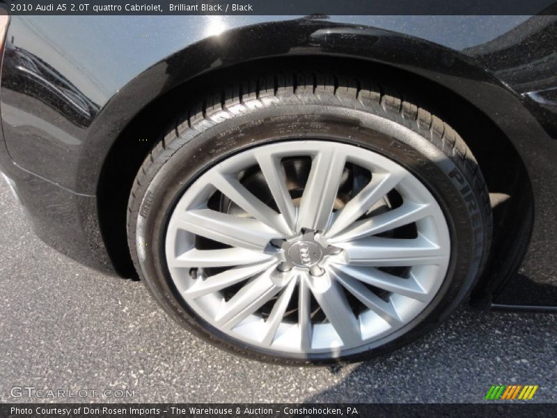 Brilliant Black / Black 2010 Audi A5 2.0T quattro Cabriolet