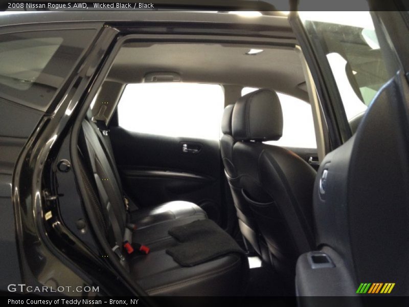 Wicked Black / Black 2008 Nissan Rogue S AWD