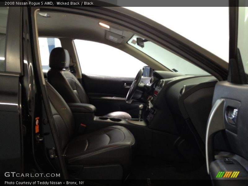 Wicked Black / Black 2008 Nissan Rogue S AWD