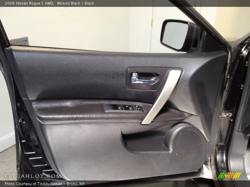 Wicked Black / Black 2008 Nissan Rogue S AWD
