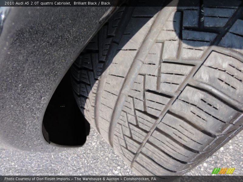 Brilliant Black / Black 2010 Audi A5 2.0T quattro Cabriolet