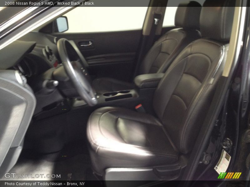 Wicked Black / Black 2008 Nissan Rogue S AWD