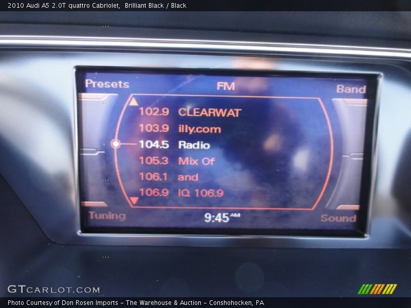 Brilliant Black / Black 2010 Audi A5 2.0T quattro Cabriolet