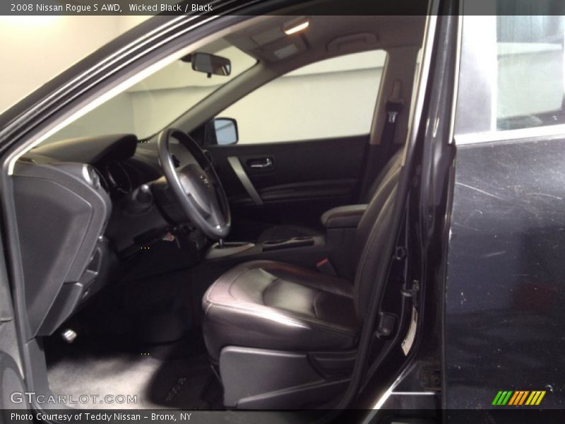 Wicked Black / Black 2008 Nissan Rogue S AWD