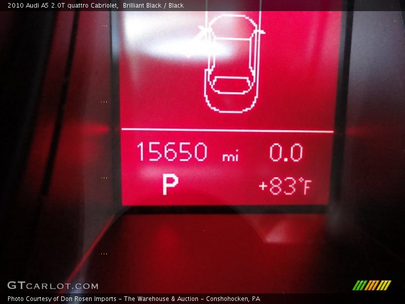Brilliant Black / Black 2010 Audi A5 2.0T quattro Cabriolet