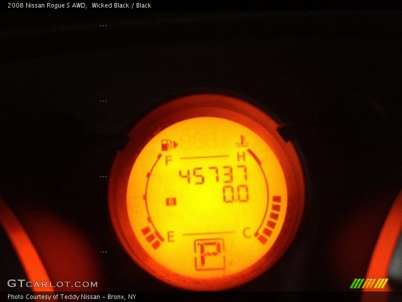 Wicked Black / Black 2008 Nissan Rogue S AWD