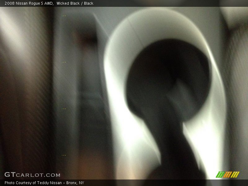 Wicked Black / Black 2008 Nissan Rogue S AWD