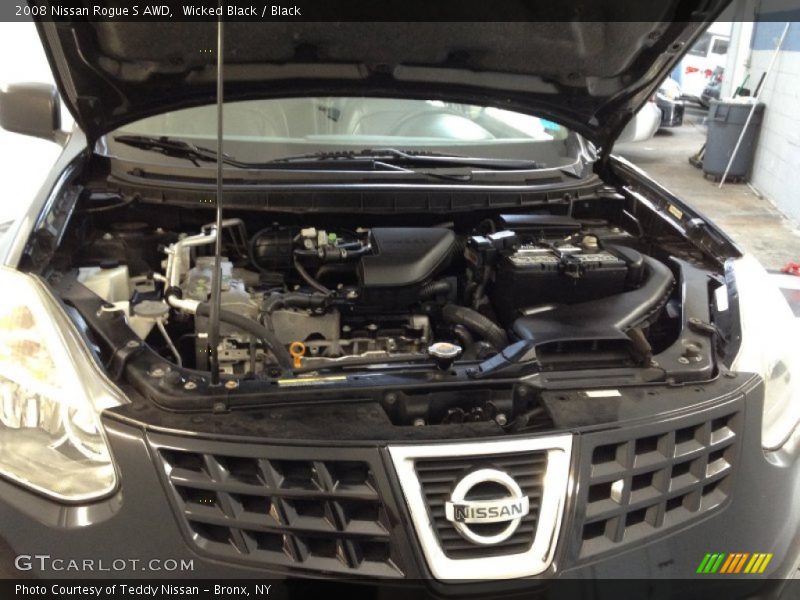 Wicked Black / Black 2008 Nissan Rogue S AWD