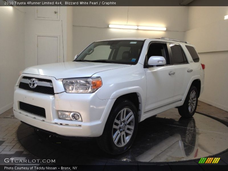 Blizzard White Pearl / Graphite 2010 Toyota 4Runner Limited 4x4