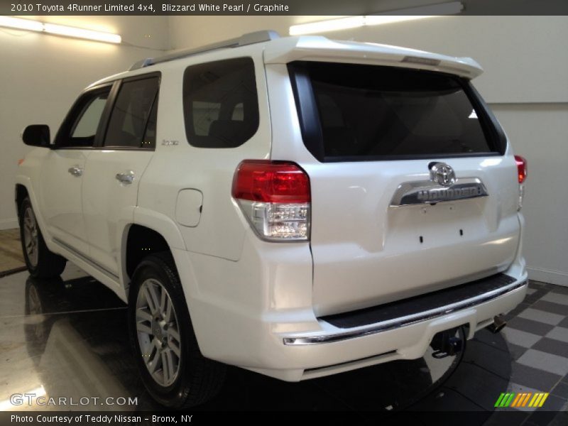 Blizzard White Pearl / Graphite 2010 Toyota 4Runner Limited 4x4
