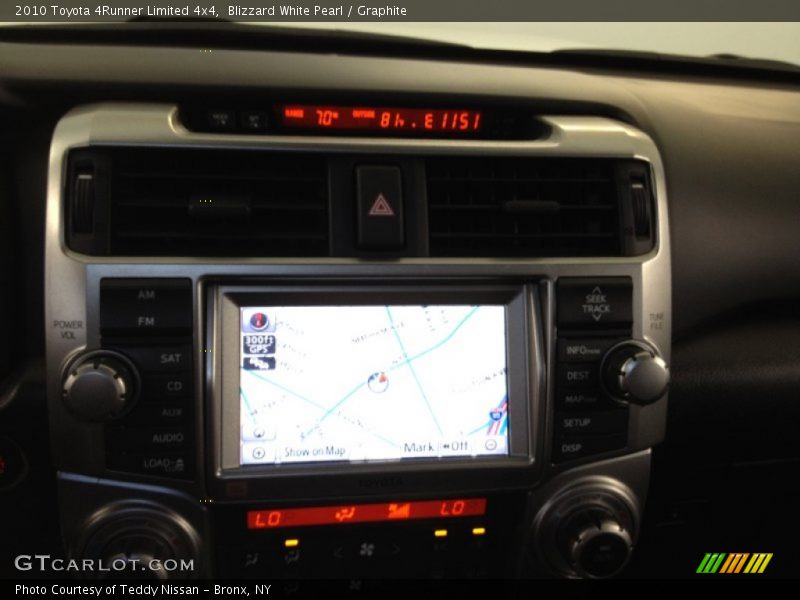 Blizzard White Pearl / Graphite 2010 Toyota 4Runner Limited 4x4