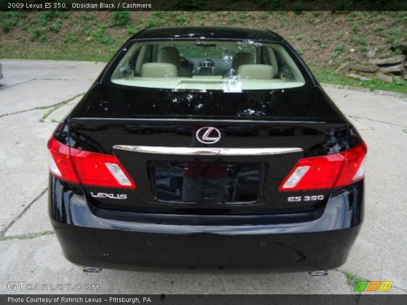 Obsidian Black / Cashmere 2009 Lexus ES 350
