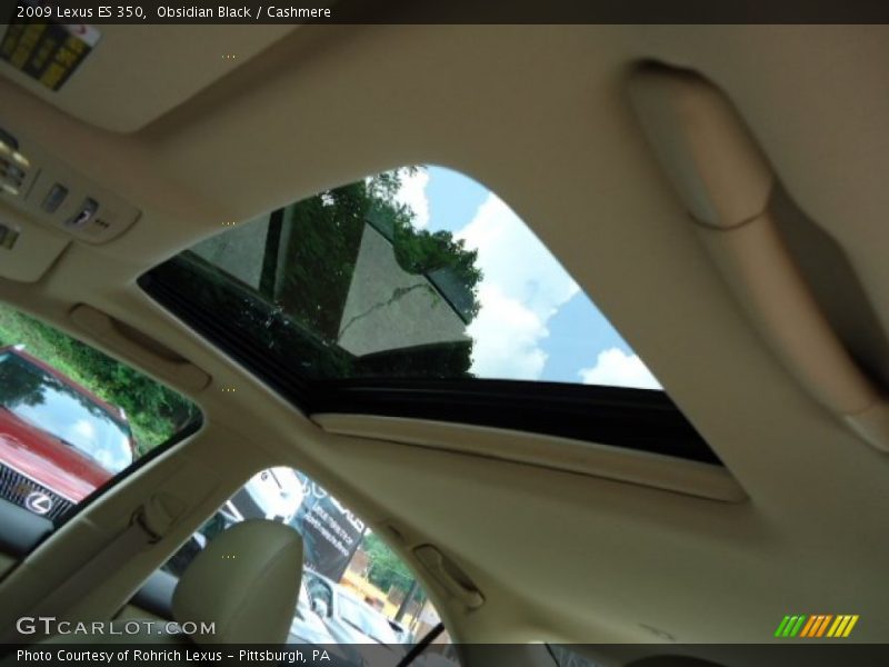 Obsidian Black / Cashmere 2009 Lexus ES 350