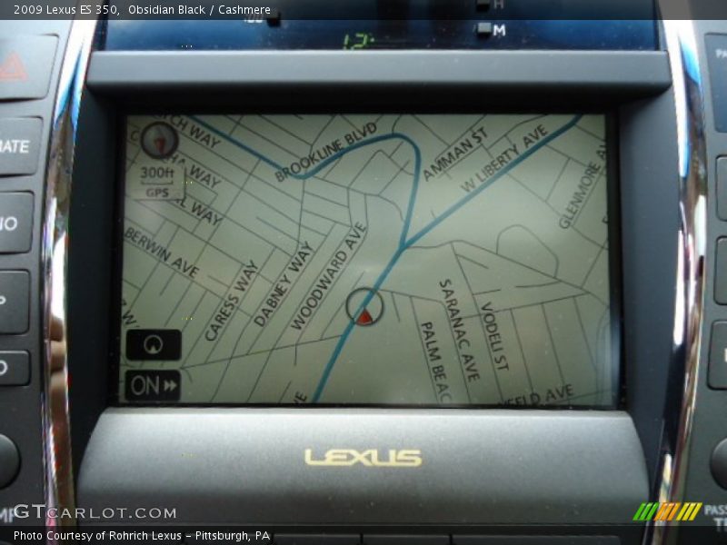Obsidian Black / Cashmere 2009 Lexus ES 350