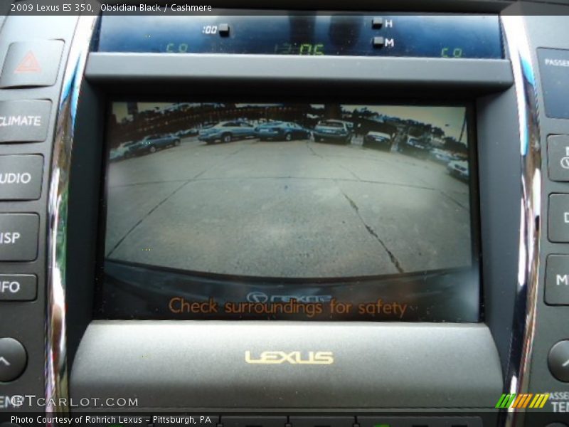 Obsidian Black / Cashmere 2009 Lexus ES 350