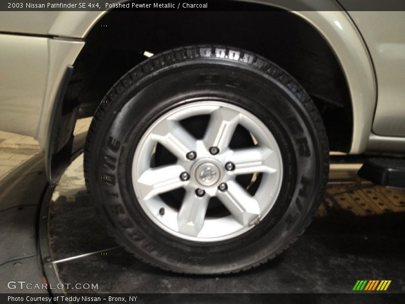 Polished Pewter Metallic / Charcoal 2003 Nissan Pathfinder SE 4x4