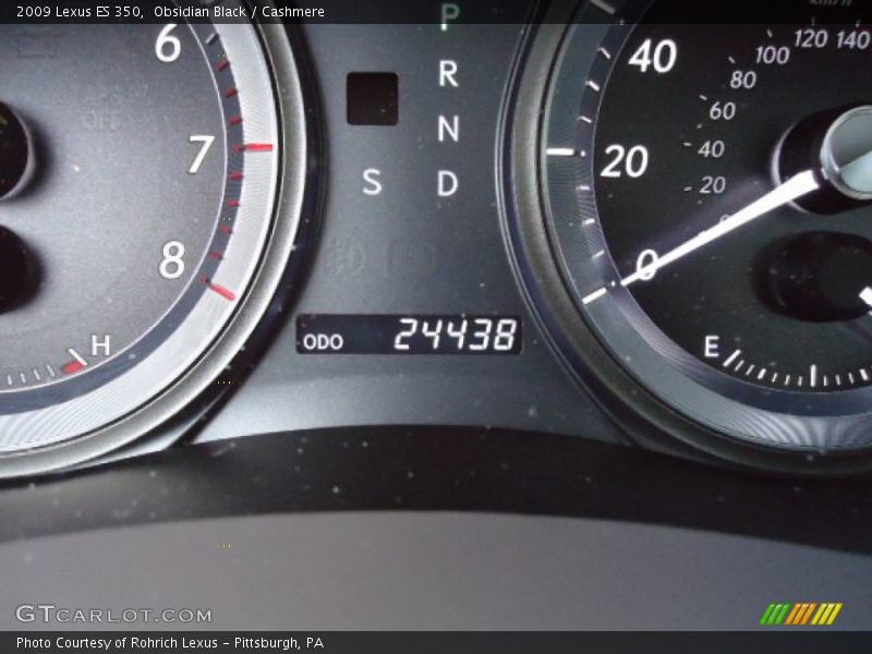 Obsidian Black / Cashmere 2009 Lexus ES 350