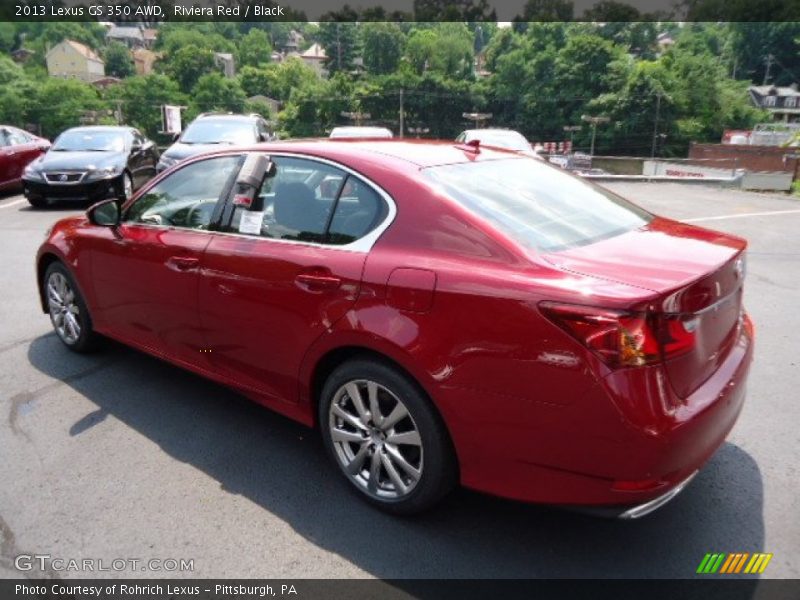 Riviera Red / Black 2013 Lexus GS 350 AWD
