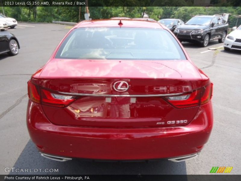 Riviera Red / Black 2013 Lexus GS 350 AWD