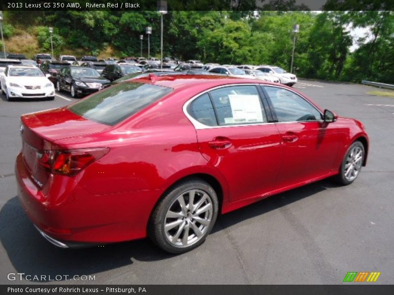 Riviera Red / Black 2013 Lexus GS 350 AWD