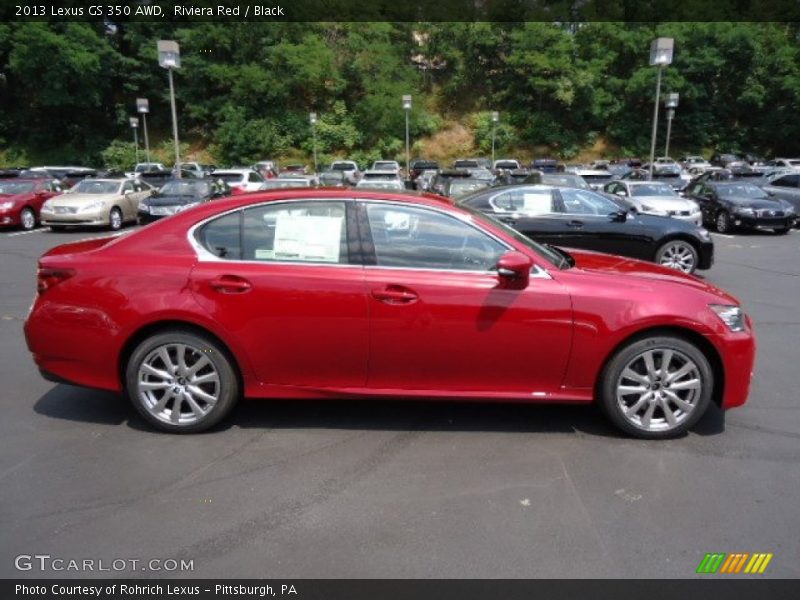 Riviera Red / Black 2013 Lexus GS 350 AWD