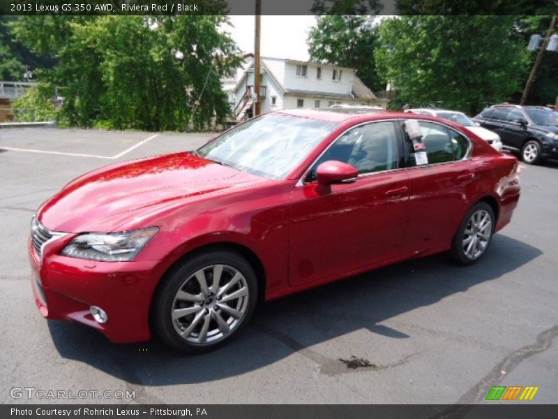 Riviera Red / Black 2013 Lexus GS 350 AWD