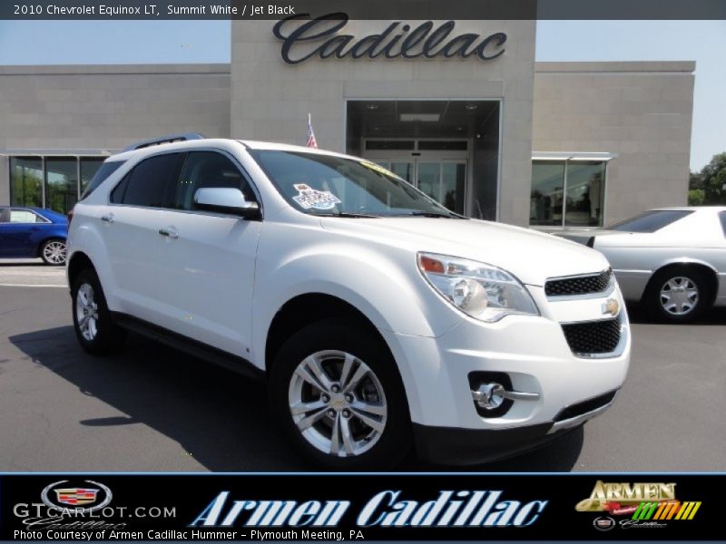Summit White / Jet Black 2010 Chevrolet Equinox LT