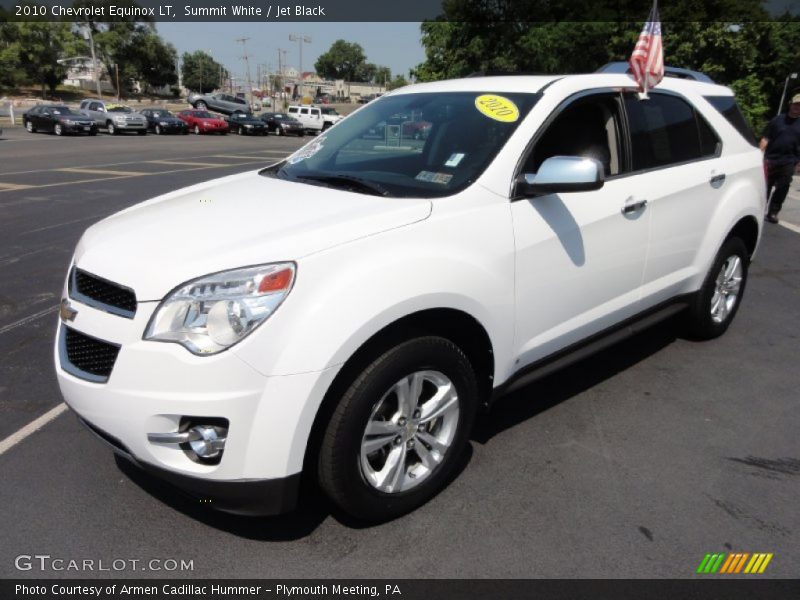 Summit White / Jet Black 2010 Chevrolet Equinox LT