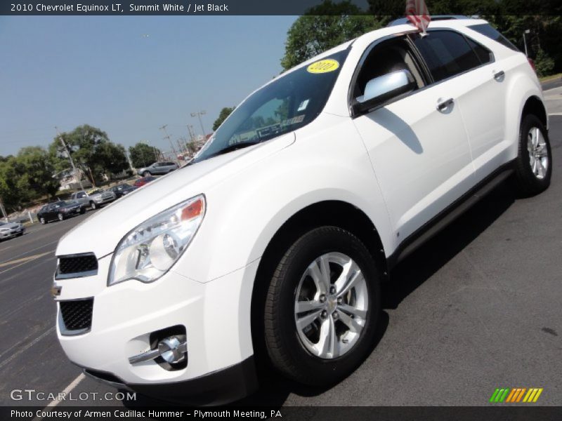 Summit White / Jet Black 2010 Chevrolet Equinox LT