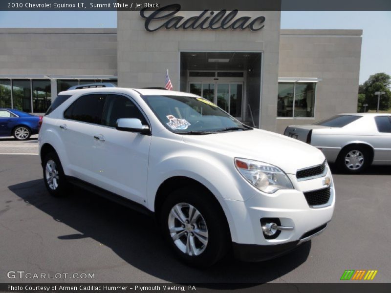 Summit White / Jet Black 2010 Chevrolet Equinox LT