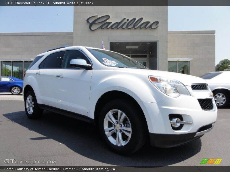 Summit White / Jet Black 2010 Chevrolet Equinox LT
