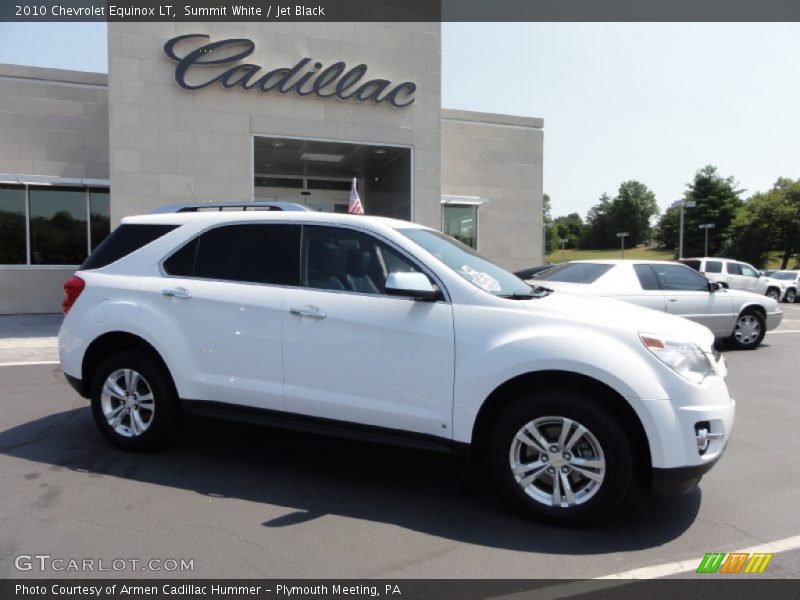 Summit White / Jet Black 2010 Chevrolet Equinox LT