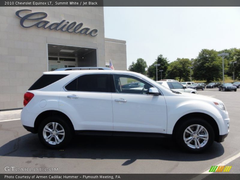 Summit White / Jet Black 2010 Chevrolet Equinox LT