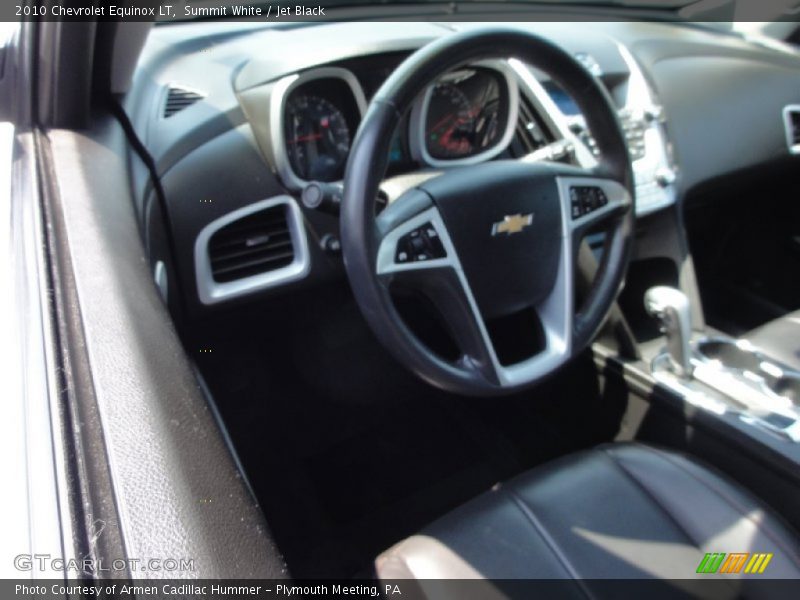 Summit White / Jet Black 2010 Chevrolet Equinox LT