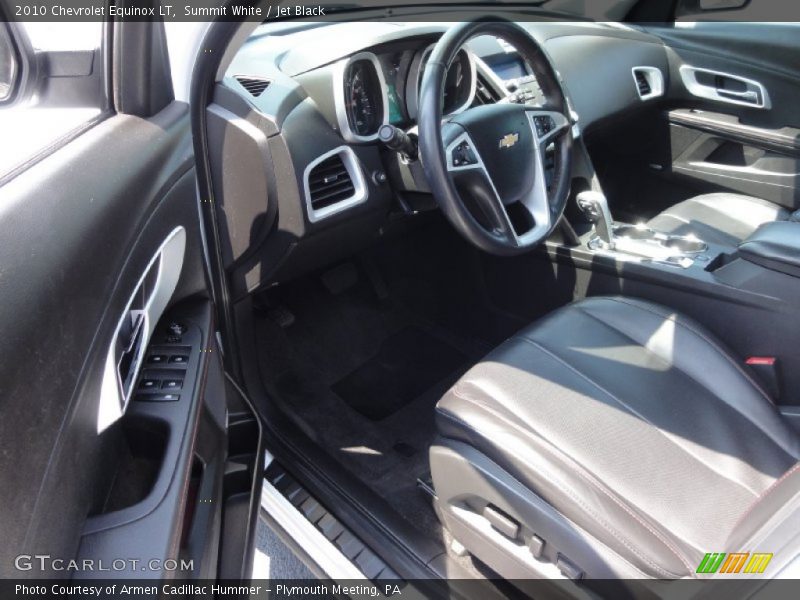 Summit White / Jet Black 2010 Chevrolet Equinox LT