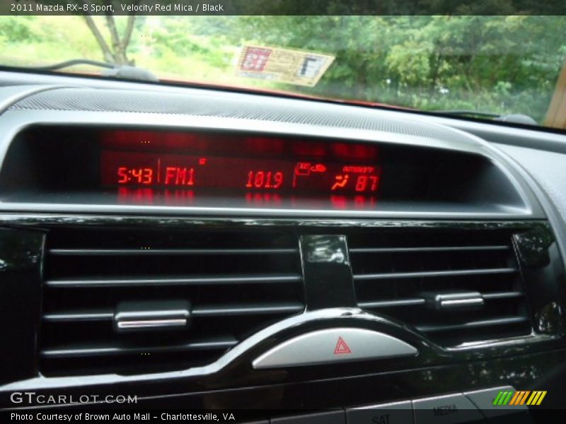Velocity Red Mica / Black 2011 Mazda RX-8 Sport