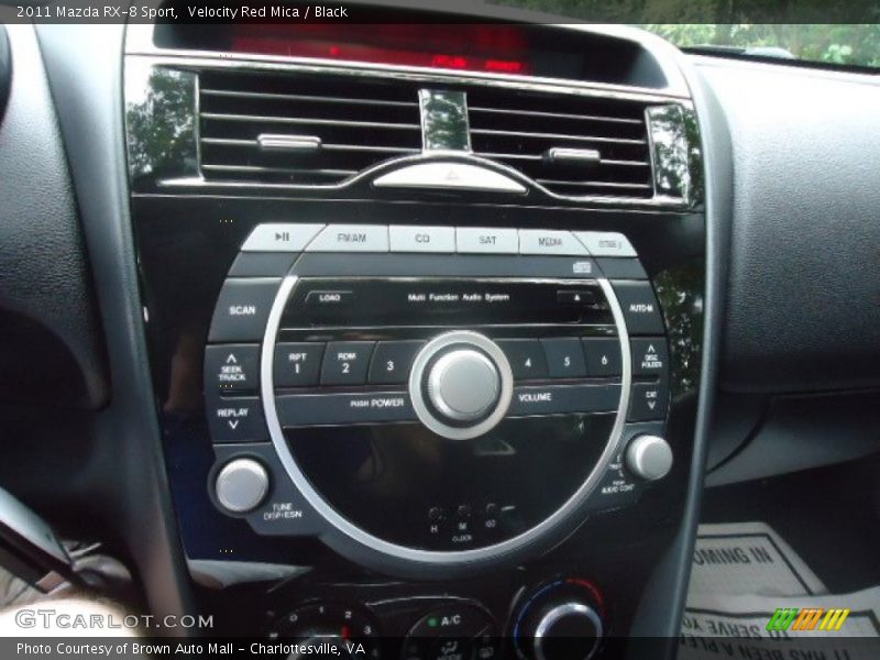 Controls of 2011 RX-8 Sport