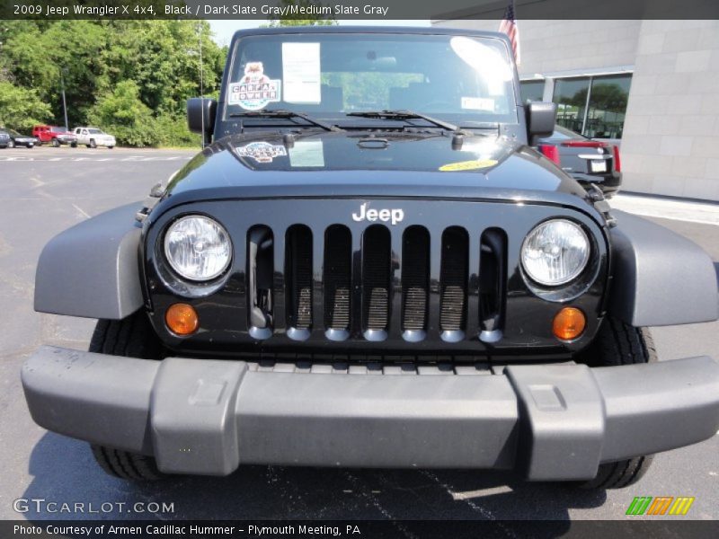 Black / Dark Slate Gray/Medium Slate Gray 2009 Jeep Wrangler X 4x4