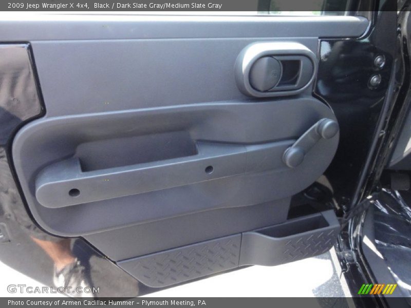 Black / Dark Slate Gray/Medium Slate Gray 2009 Jeep Wrangler X 4x4