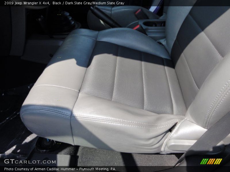 Black / Dark Slate Gray/Medium Slate Gray 2009 Jeep Wrangler X 4x4