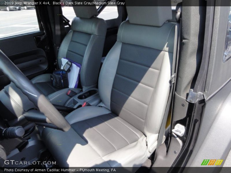 Black / Dark Slate Gray/Medium Slate Gray 2009 Jeep Wrangler X 4x4