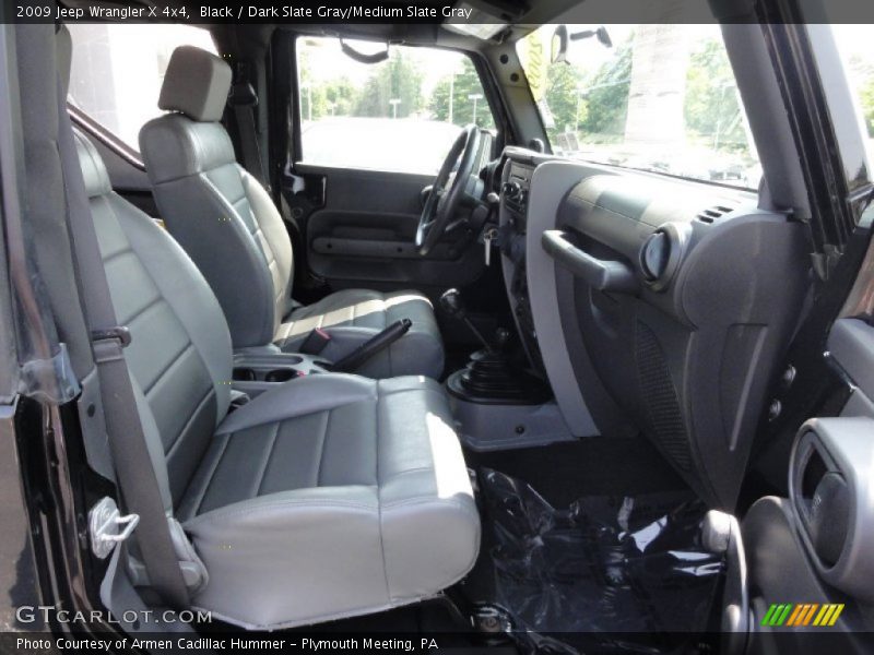 Black / Dark Slate Gray/Medium Slate Gray 2009 Jeep Wrangler X 4x4