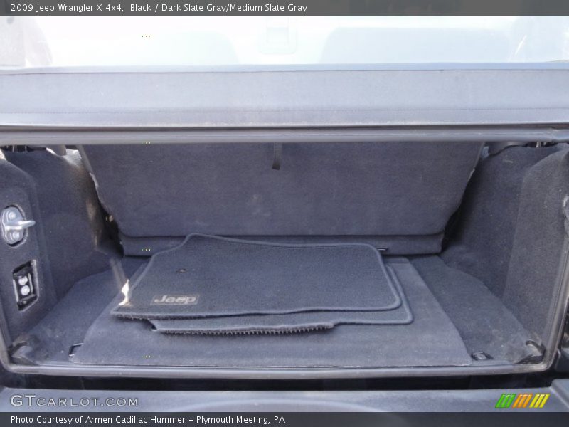 Black / Dark Slate Gray/Medium Slate Gray 2009 Jeep Wrangler X 4x4