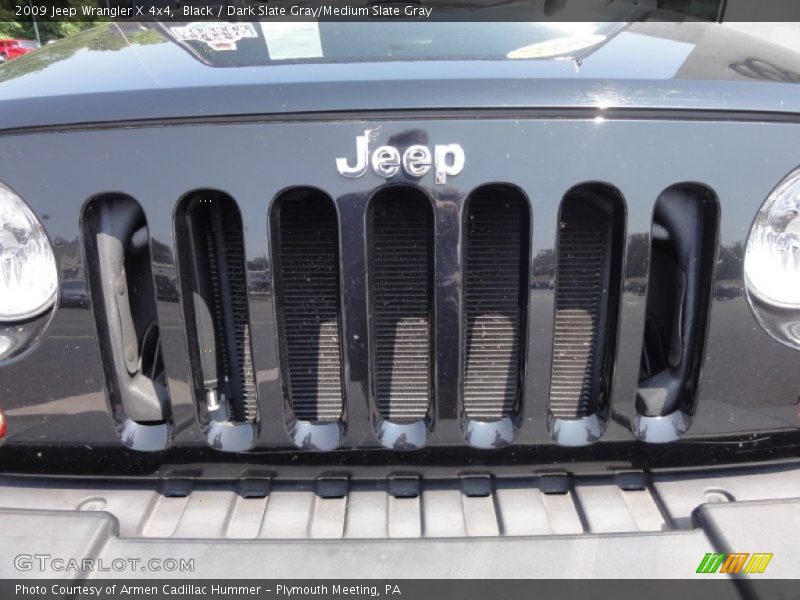 Black / Dark Slate Gray/Medium Slate Gray 2009 Jeep Wrangler X 4x4