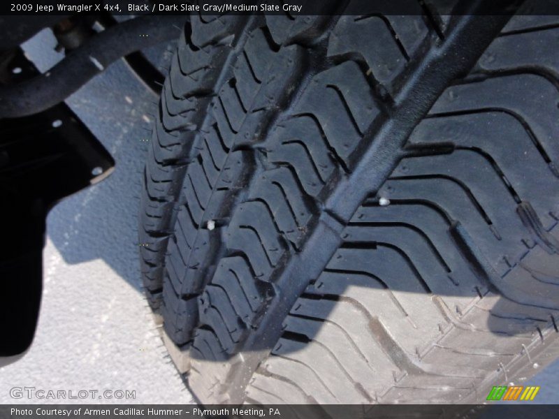 Black / Dark Slate Gray/Medium Slate Gray 2009 Jeep Wrangler X 4x4