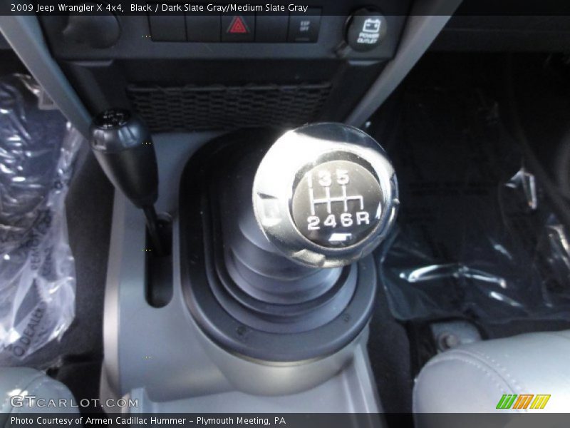 Black / Dark Slate Gray/Medium Slate Gray 2009 Jeep Wrangler X 4x4