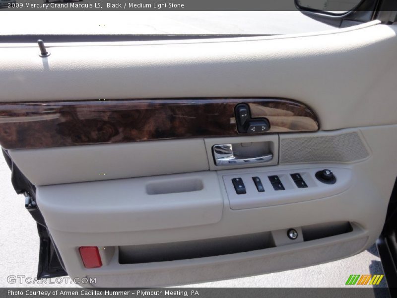 Black / Medium Light Stone 2009 Mercury Grand Marquis LS